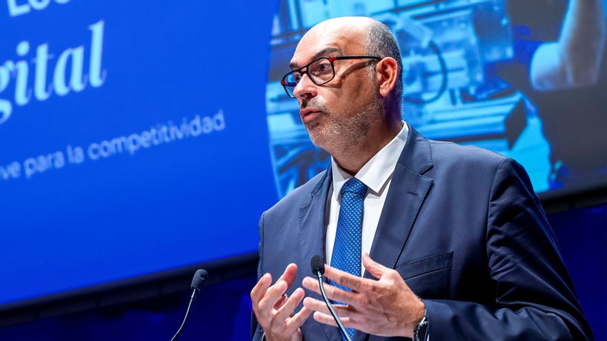 Imagen de archivo del presidente de Telefónica España, Emilio Gayo EFE/Santi Otero