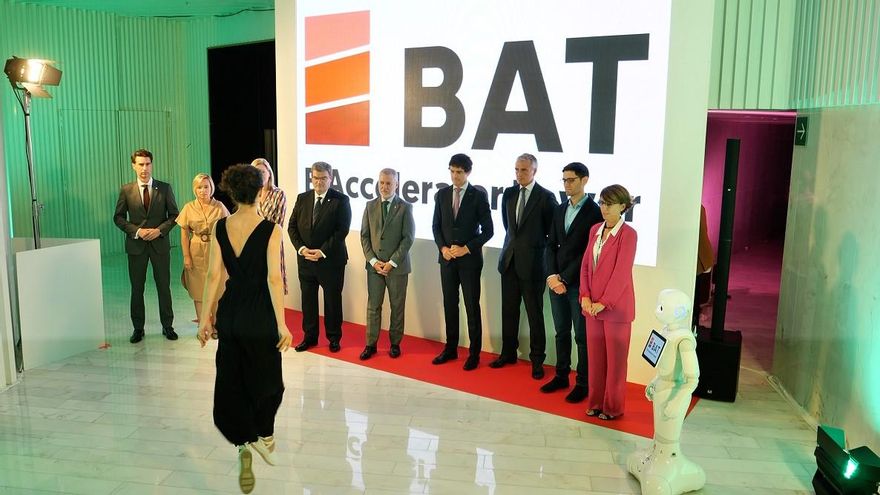 Un momento de la inauguración oficial del centro de emprendimiento.