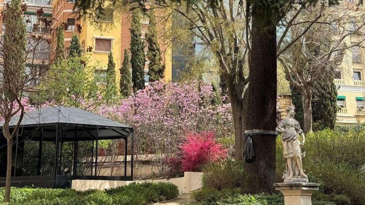 El jardín del Museo Lázaro Galdiano