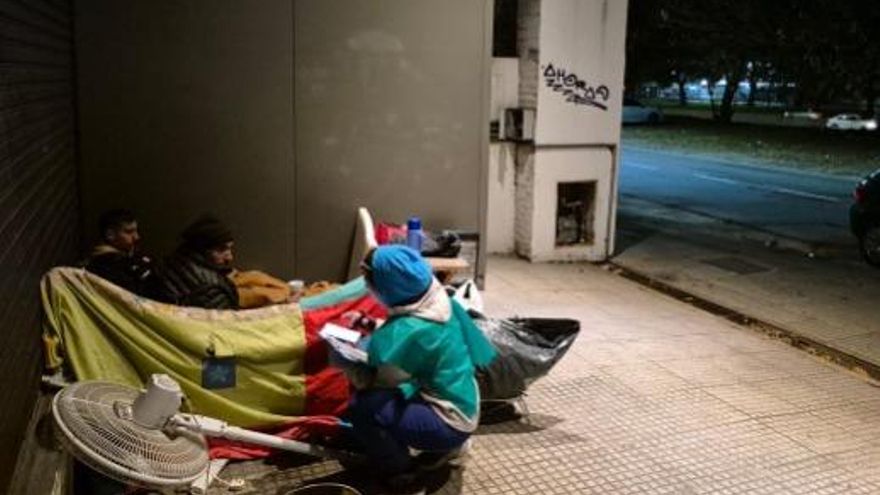 "La calle no es un lugar para vivir, mucho menos para morir": censaron a personas sin hogar en medio de la ola polar