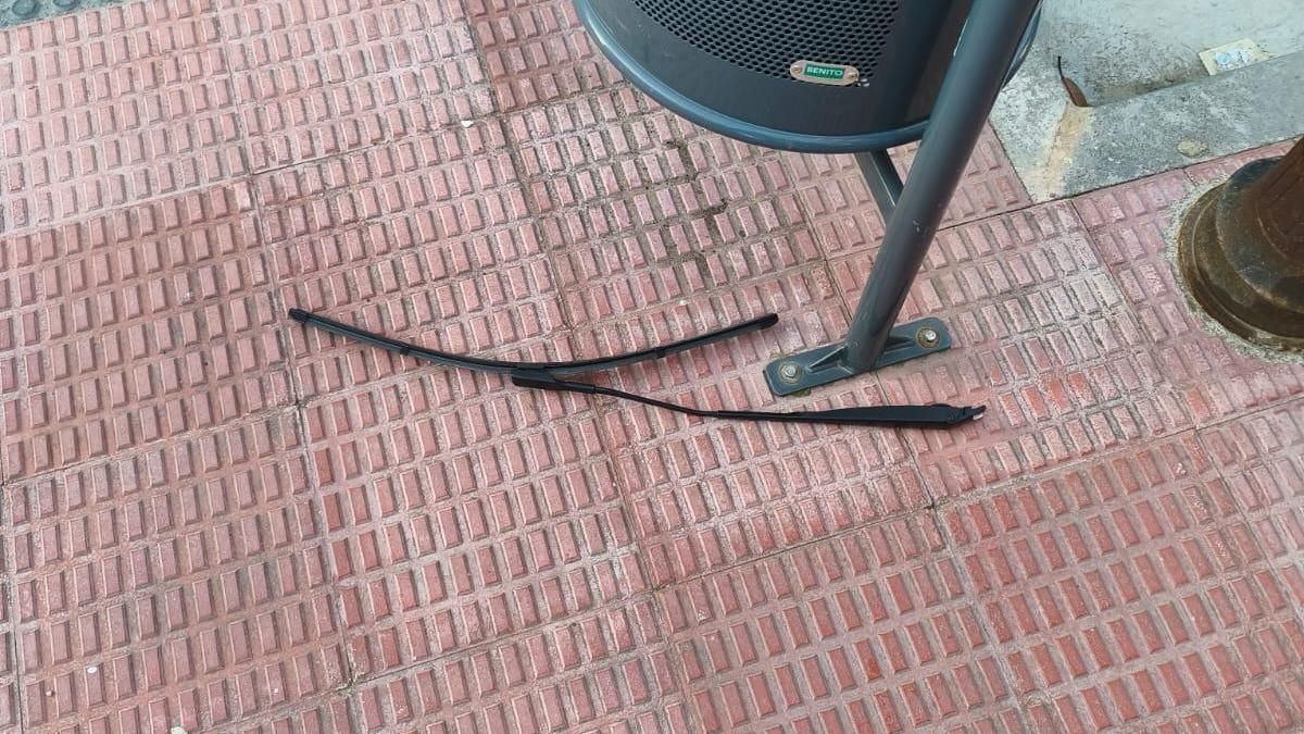 Limpiaparabrisas arrancados