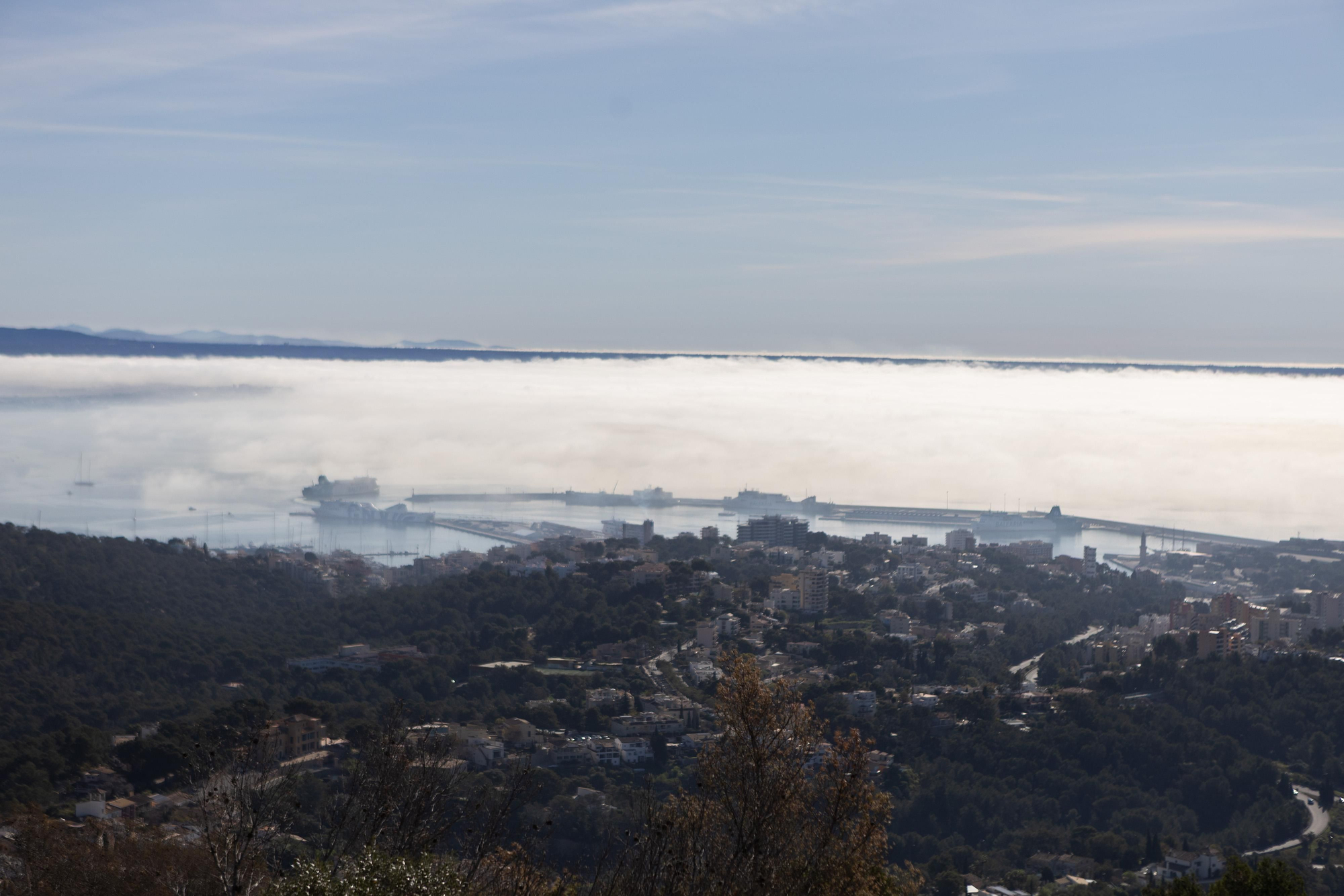 Vistas de la Bahía de Palma desde Na Burguesa