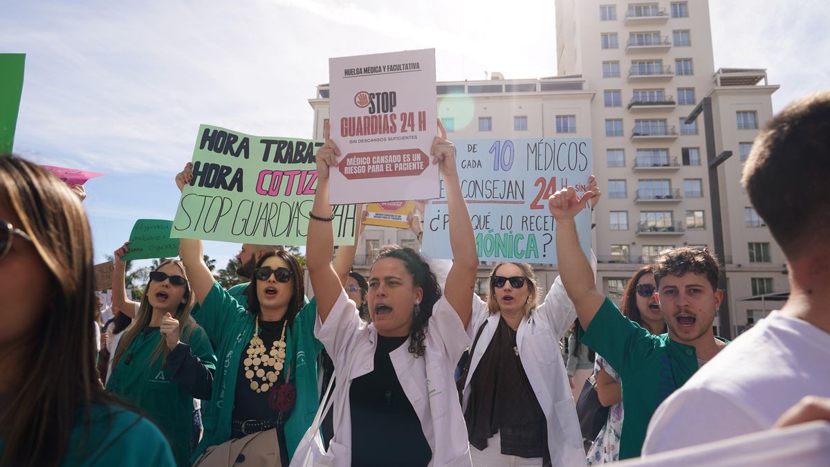 La huelga médica llega al ecuador de la semana con un apoyo cercano al 24% en Andalucía