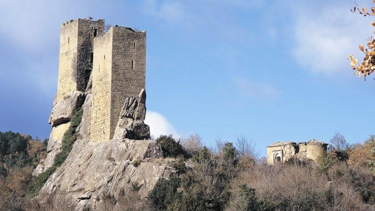 El castillo de Sibirana, en Uncastillo.