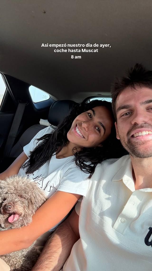 Una de las historias subidas por la pareja