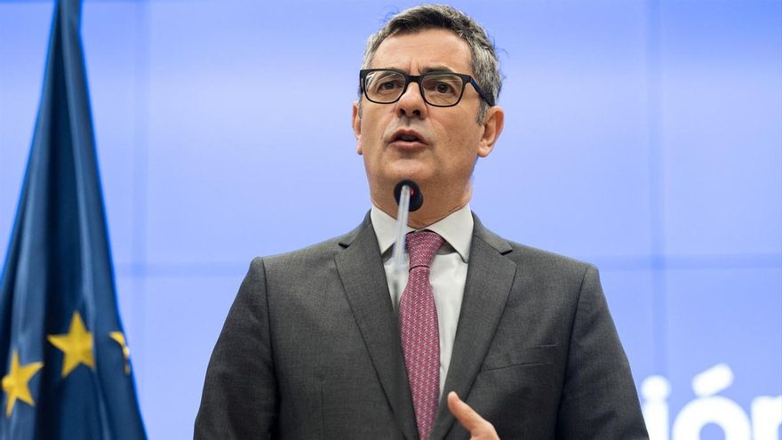 El ministro de la Presidencia, Justicia y Relaciones con las Cortes, Félix Bolaños