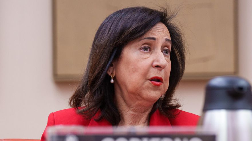 La ministra de Defensa, Margarita Robles, comparece en la Comisión de Defensa, en el Congreso de los Diputados.