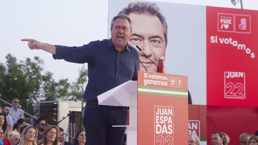 Juan Espadas, en un momento de su intervención.