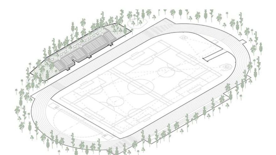 Así serán el Estadio Municipal de Atletismo de Alcalá de Guadaíra y la urbanización de Los Cercadillos