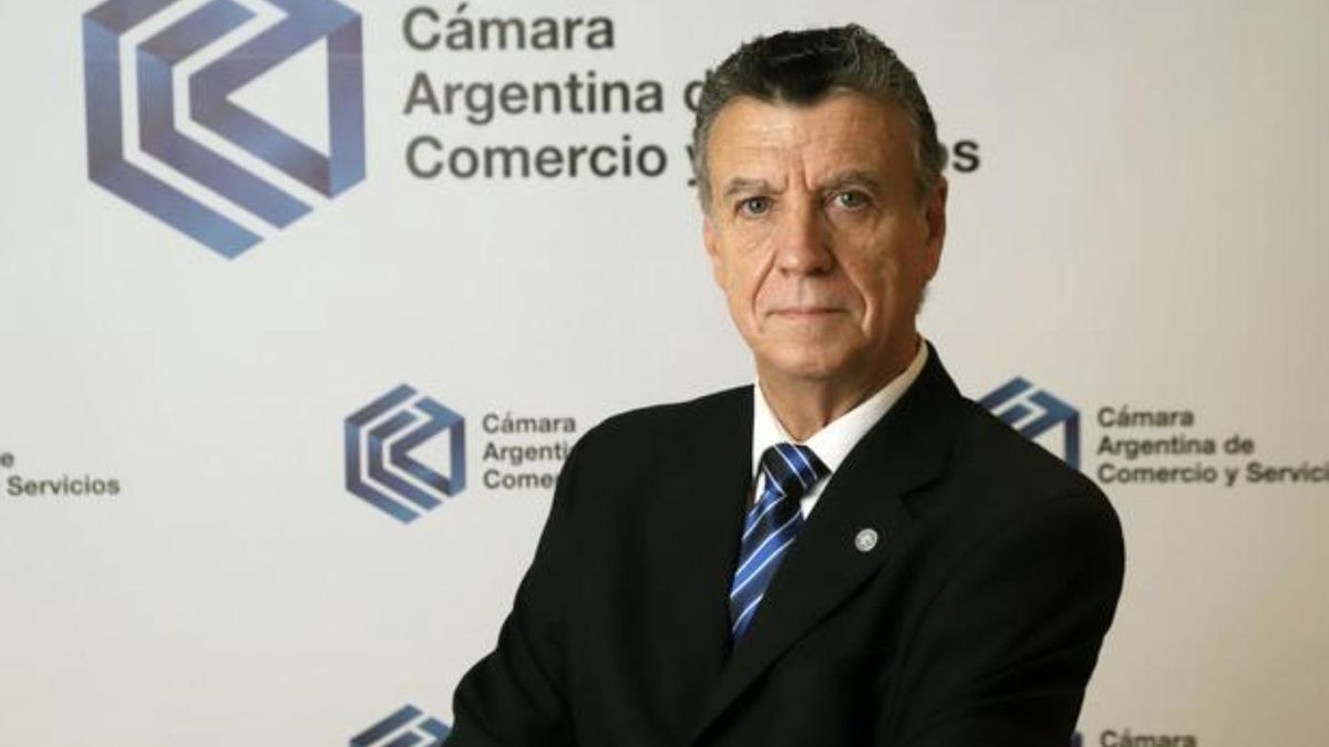 Mario Grinman, de la Cámara Argentina de Comercio y Servicios.