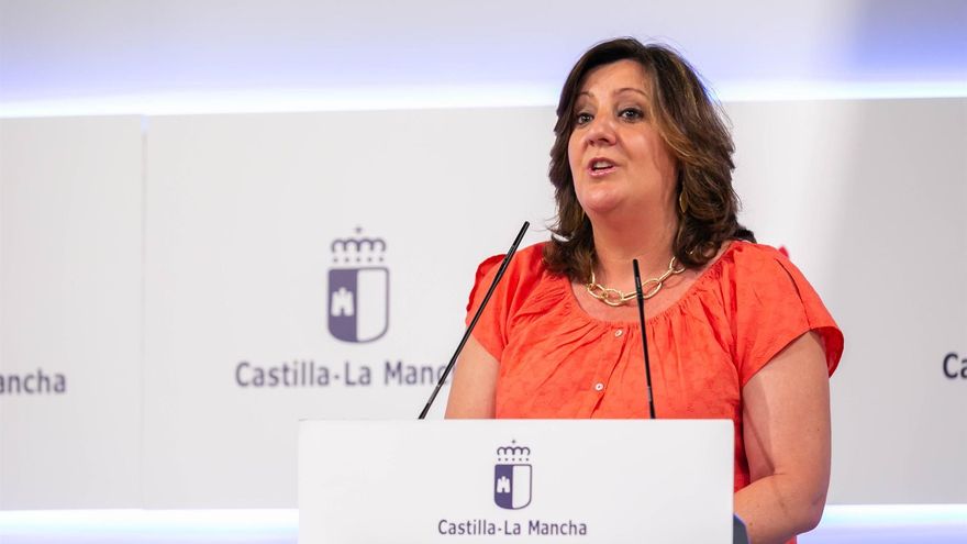 La consejera de Economía, Patricia Franco informando de los acuerdos del Consejo de Gobierno