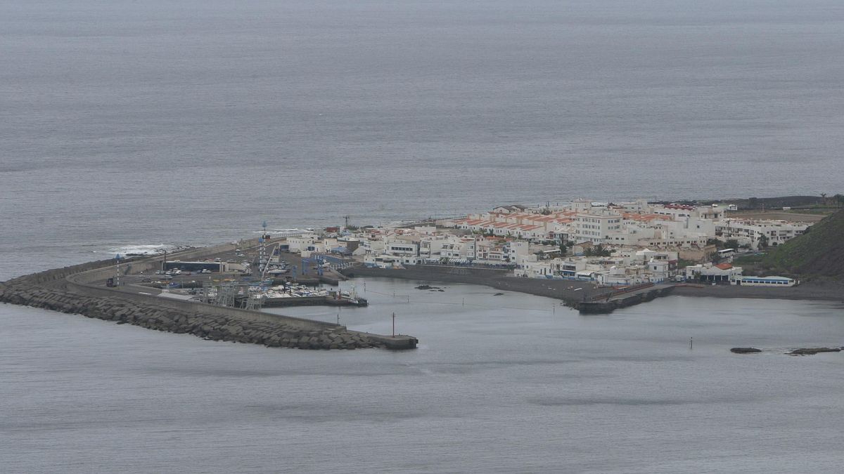 Puerto de Las Nieves, en Agaete.