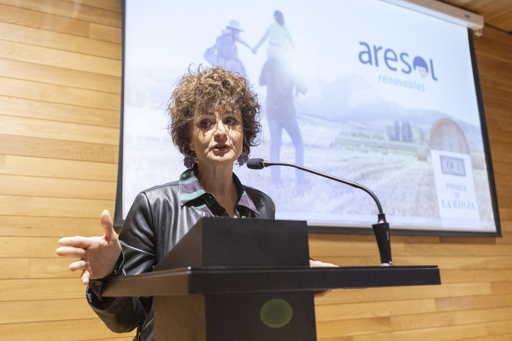 La concejala Celia Sanz intervino al comienzo del acto