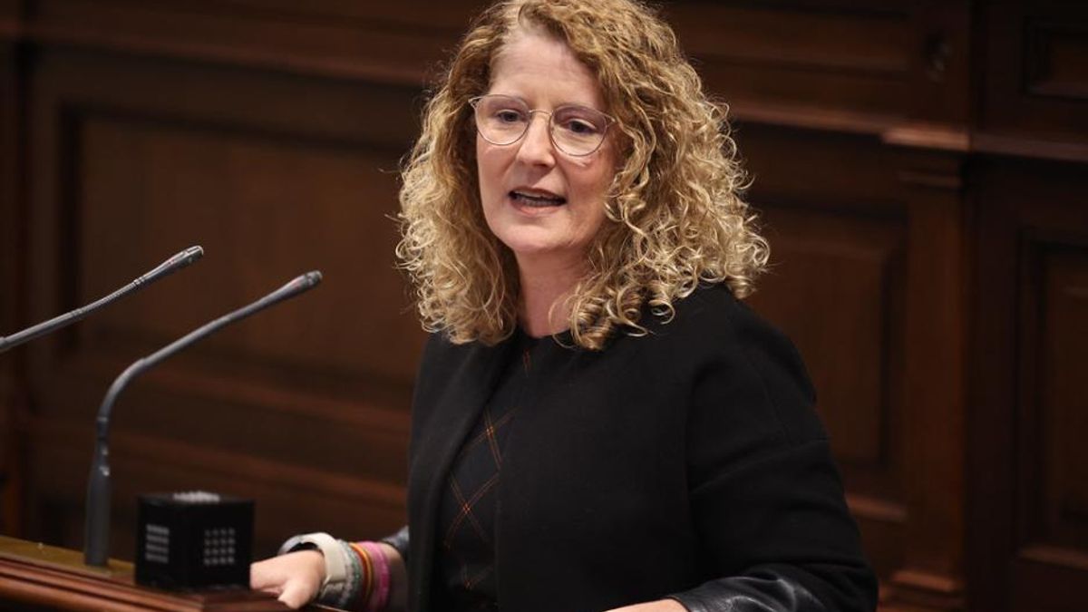 Raquel Díaz, diputada  del PP por La Palma en el Parlamento de Canarias.