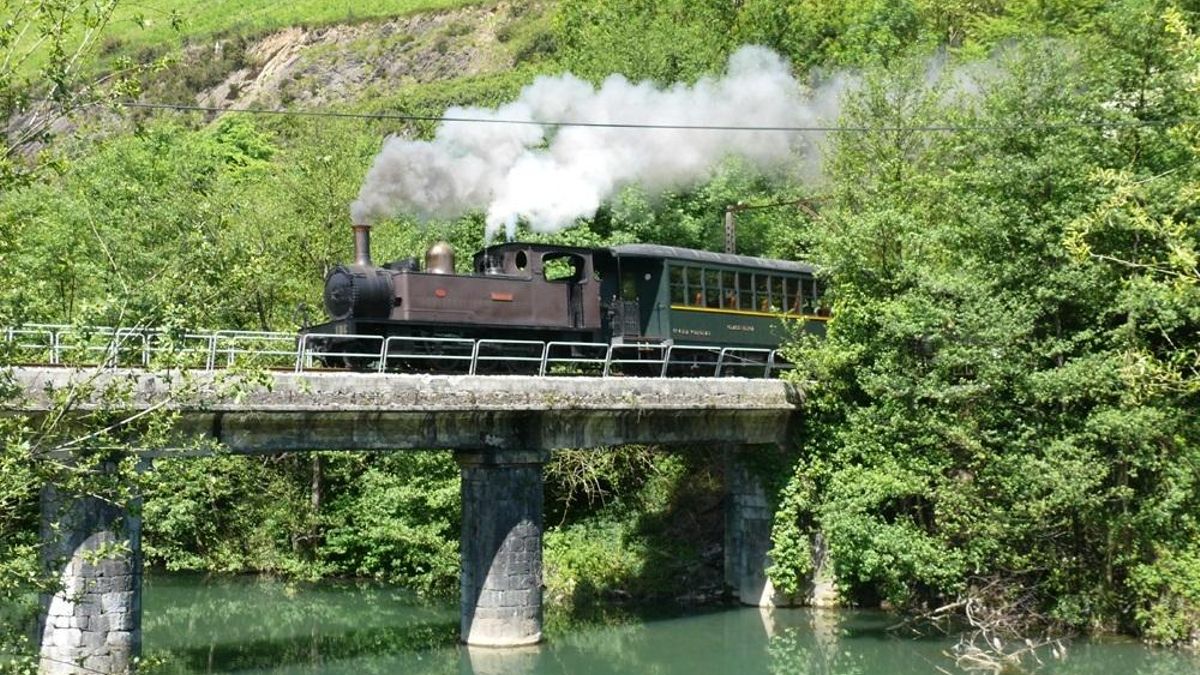Tren de vapor.