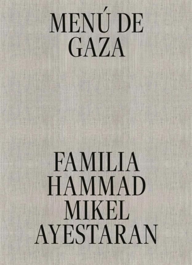 Portada del libro 'El menú de Gaza'.