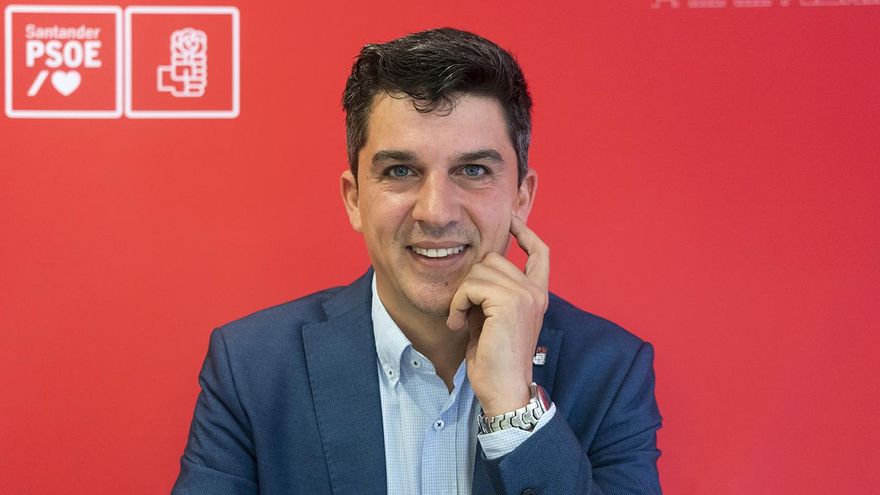Daniel Fernández, candidato del PSOE en Santander.