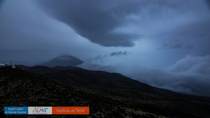 Situación en el Parque Nacional del Teide en las primeras horas de este domingo, 25 de septiembre