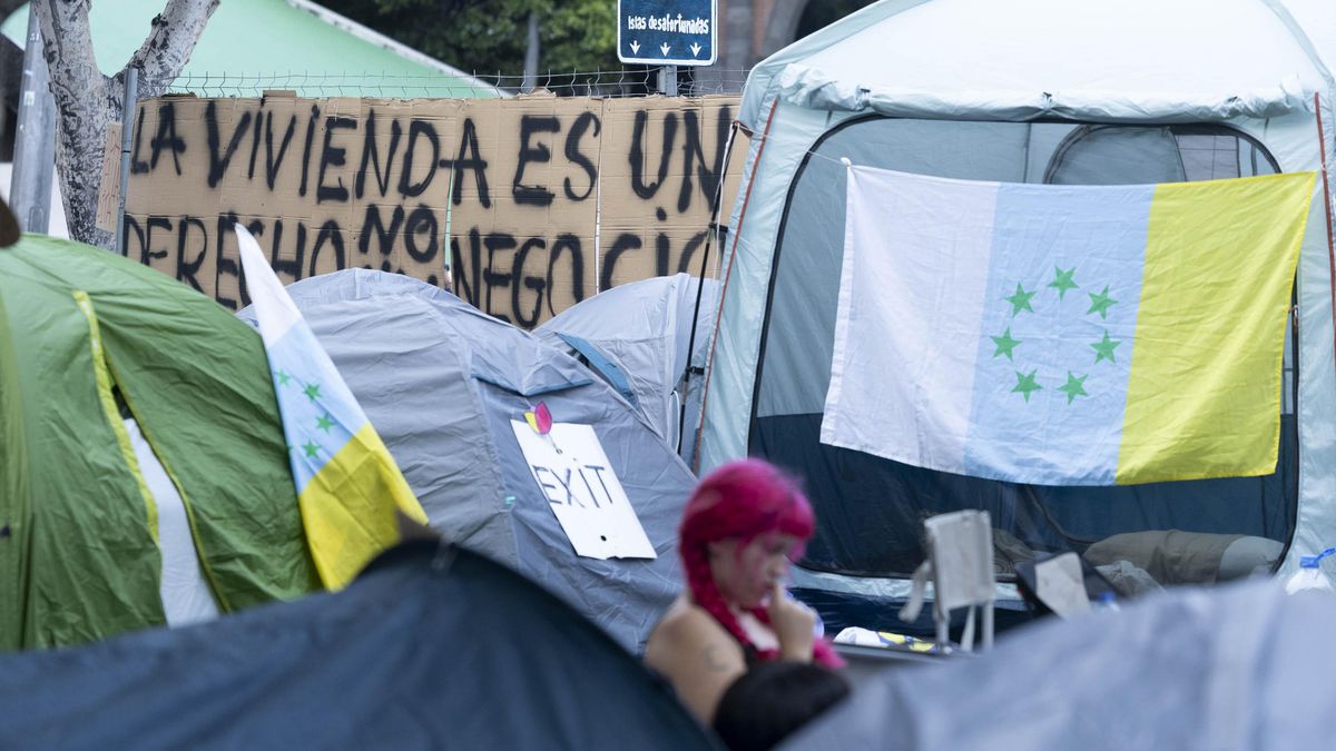 Tenerife también se une a las acampadas por el derecho a la vivienda digna: ''Canarias será la tumba del rentismo''