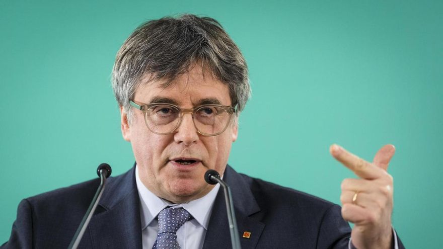 El presidente de JxCat, Carles Puigdemont.