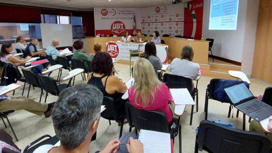 Un momento de la jornada sobre brecha salarial.