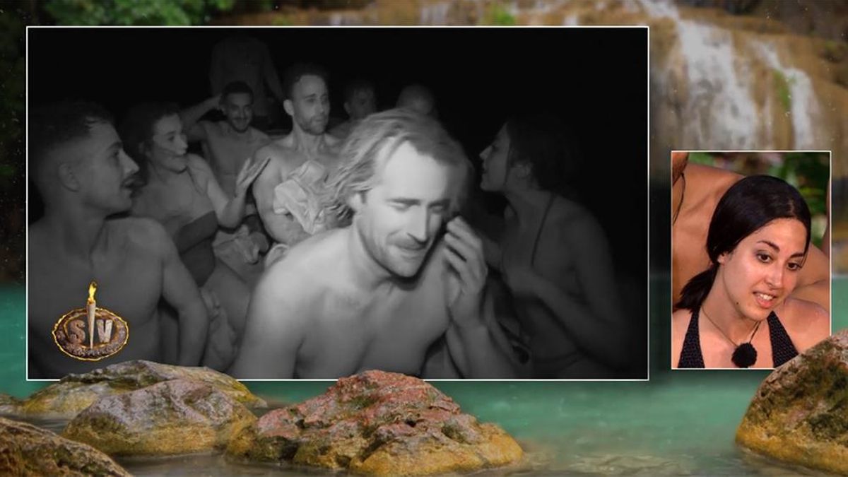 Laura Cuevas y Samya, durante su primera bronca en 'Supervivientes 2025'