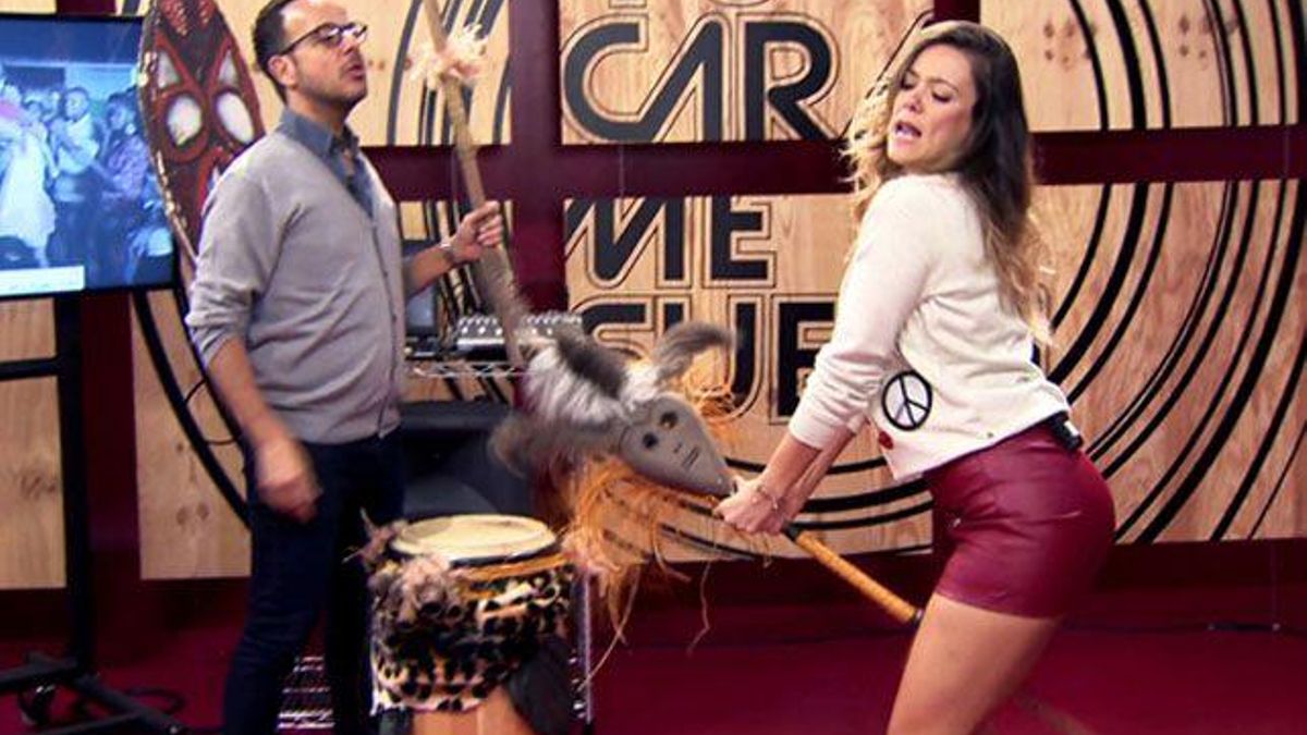 Lorena Gómez, sensual en 'Tu cara me suena' con 'La bicicleta' de Shakira