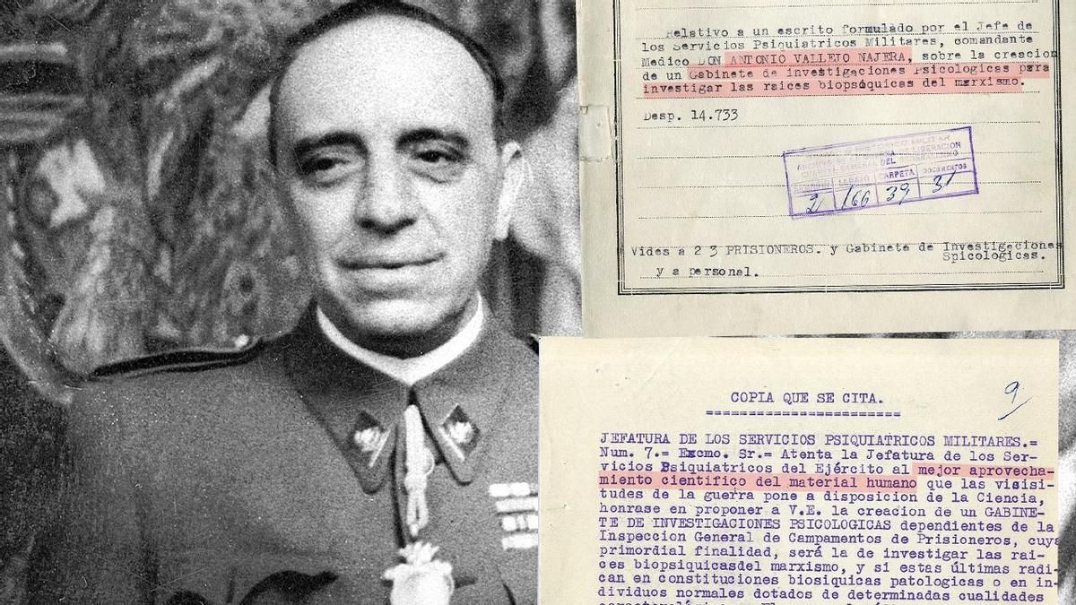Los experimentos de Vallejo-Nájera con presos republicanos que autorizó Franco: "Hay que aprovechar el material humano"
