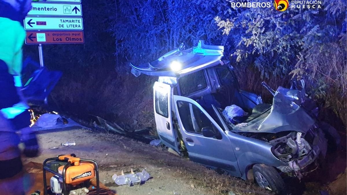 Un hombre de 89 años fallece en un accidente de tráfico en Binéfar y una mujer resulta herida grave