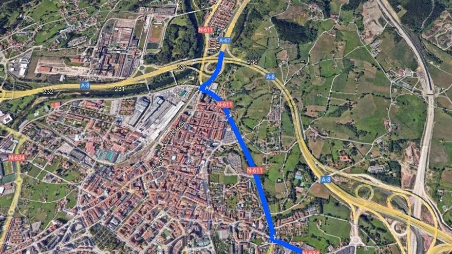 Corte de tráfico en el túnel de Torrelavega