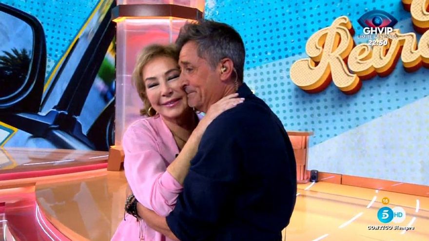 'TardeAR' consumó el reencuentro entre lágrimas de Ana Rosa Quintana y Antonio Hidalgo: "¡20 años has tardado!"