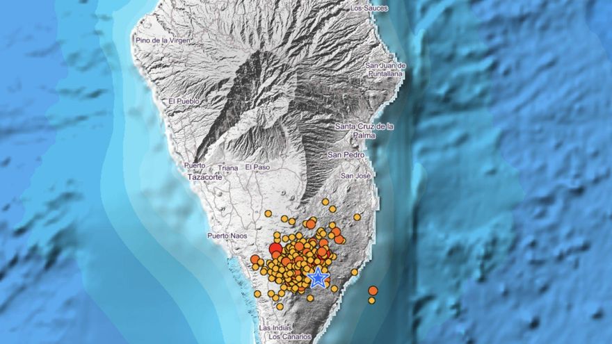 Diciembre arranca con 123 terremotos en La Palma, uno de magnitud 4