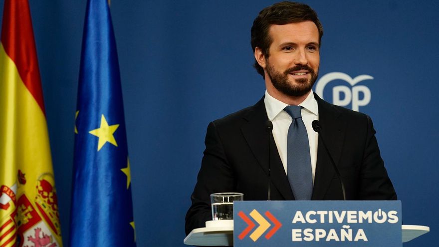 Casado equipara a España con "una república bananera" y denuncia la "mentira" y "arrogancia" del "peor Gobierno de la democracia"