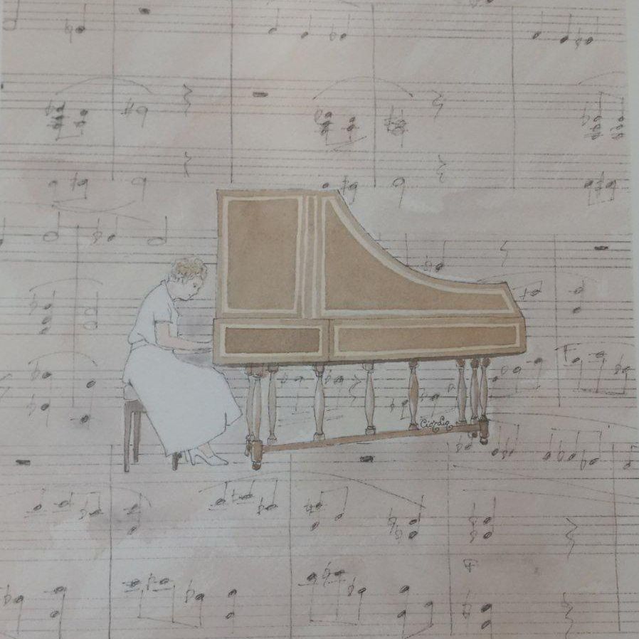 Acuarela de María Luisa Ozaita