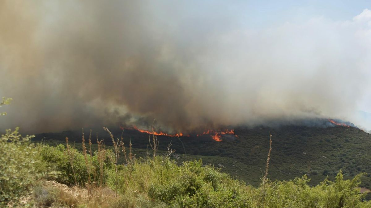 Incendio en las Cinco Villas