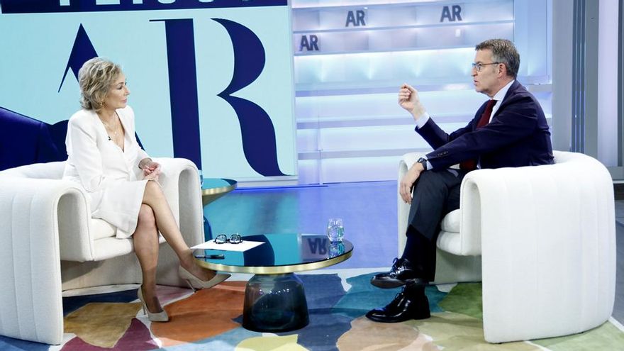 Feijóo volverá a sentarse con Ana Rosa Quintana en Telecinco, un día antes de la entrevista a Sánchez