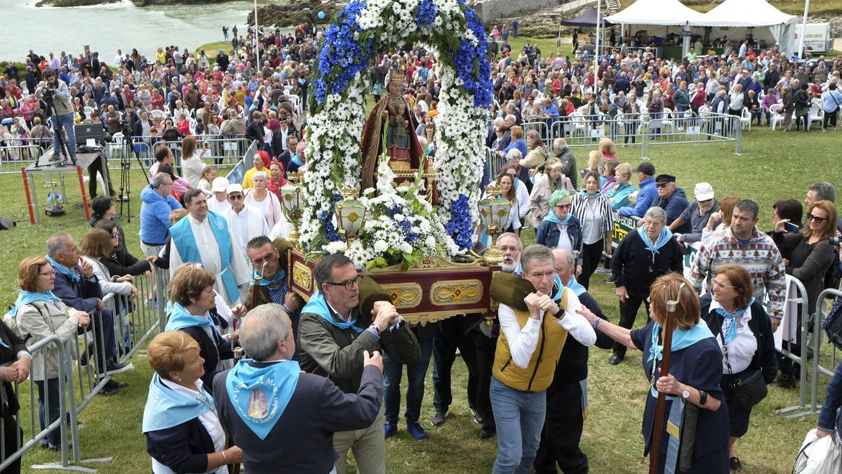 Virgen del Mar en Santander.