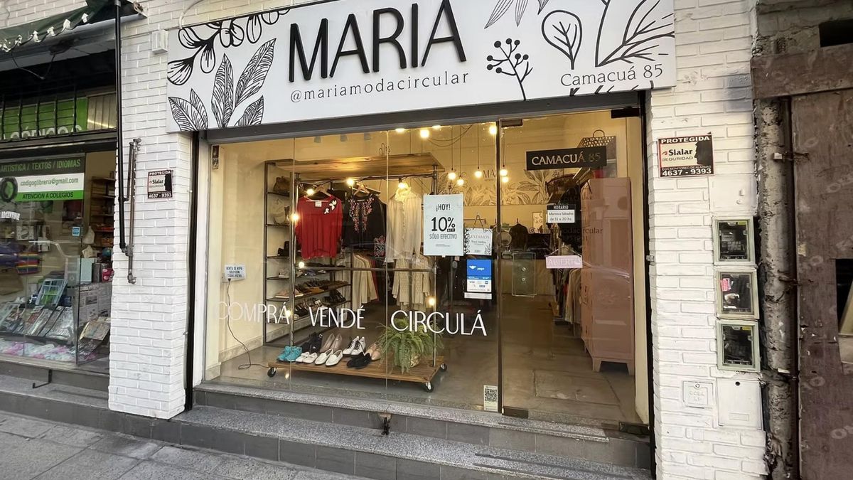 El emprendimiento familiar de economía circular textil "María moda circular" entró en crisis, en gran medida, por la importación de ropa usada.