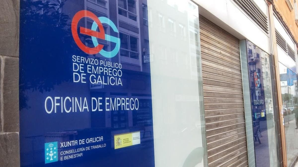 Oficina de empleo en una localidad gallega