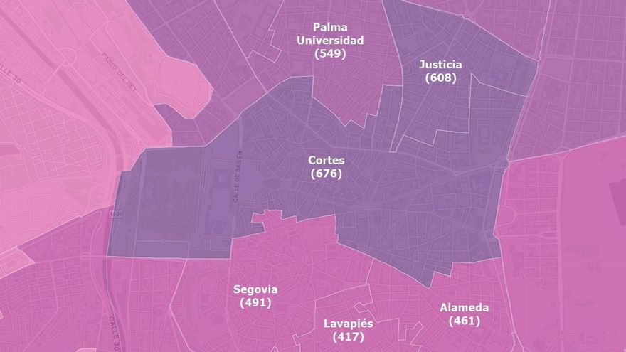 Los contagios de coronavirus se disparan en Sol, Chueca y Malasaña durante la cuarta ola