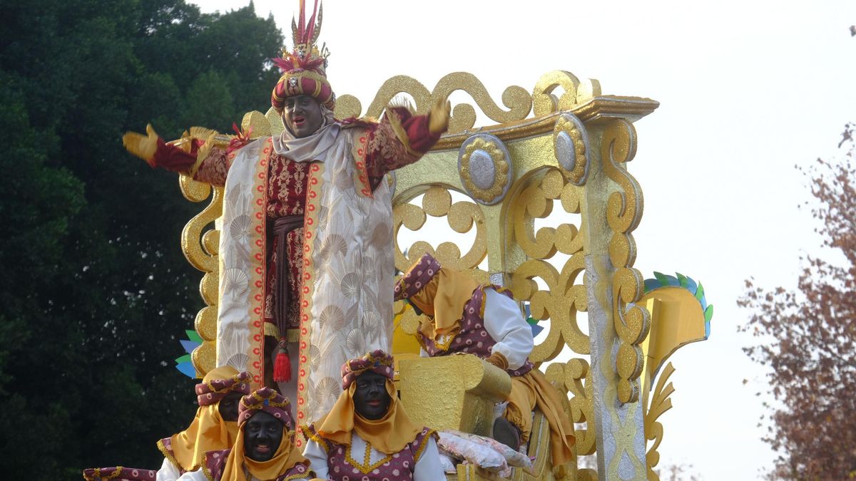 Un exultante Baltasar, al que ha dado vida el periodista Fede Quintero