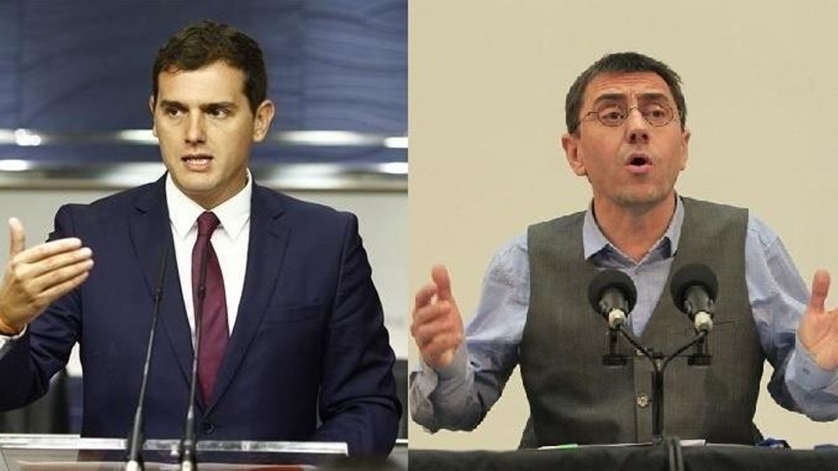 Rivera y Monedero cierran su pleito con disculpas del cofundador de Podemos por su polémico gesto sobre el líder de Cs