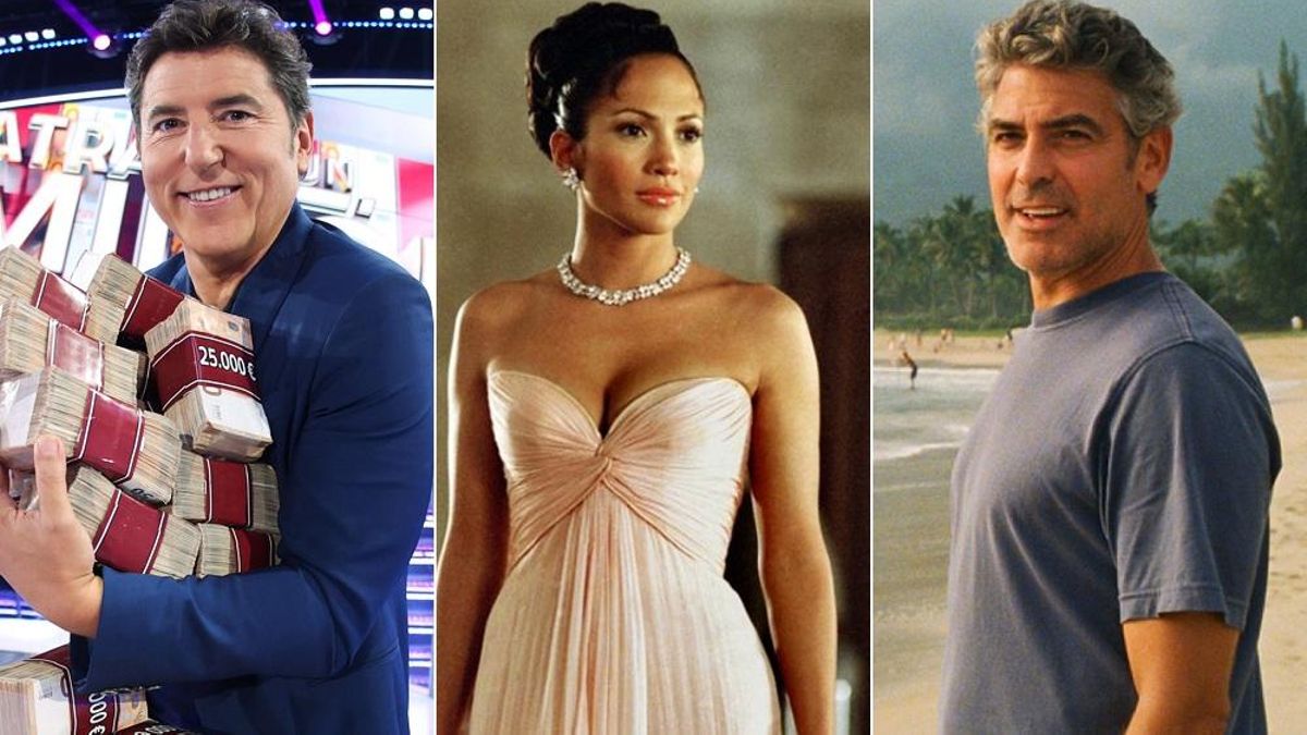 'Atrapa un millón' (9.9%) lidera con reposiciones mientras Jennifer López y George Clooney 'pelean' por la audiencia