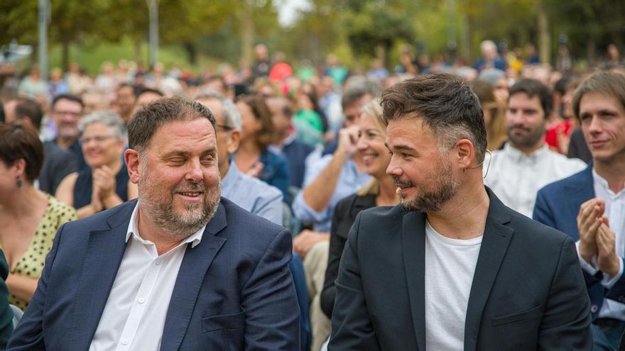 Junqueras avala a Rufián de cara al 29N: "Seguro que será el candidato de ERC"
