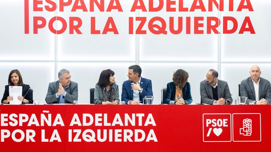 Archivo - Primera reunión de la nueva Ejecutiva del PSOE tras el 41º Congreso Federal, en la sede de Ferraz, a 2 de diciembre de 2024, en Madrid (España).