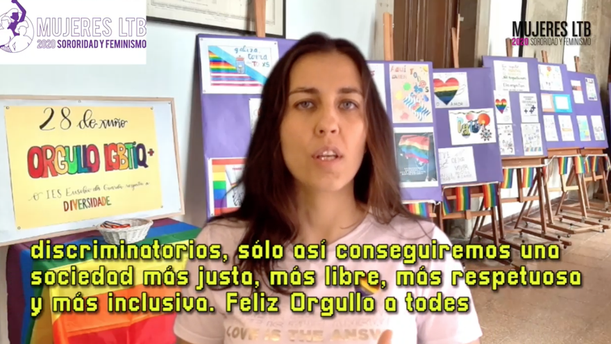 La profesora de secundaria Noemí Díaz.