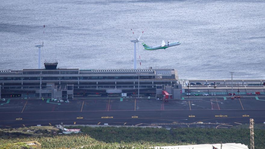 Aeropuerto de La Palma, este miércoles, 18 de marzo.