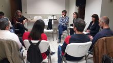 Reunión con Sandra Salsón y Fernando Sabín en Toledo