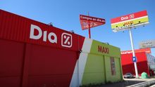 Vista de un supermercado de la cadena Día, en Madrid.
