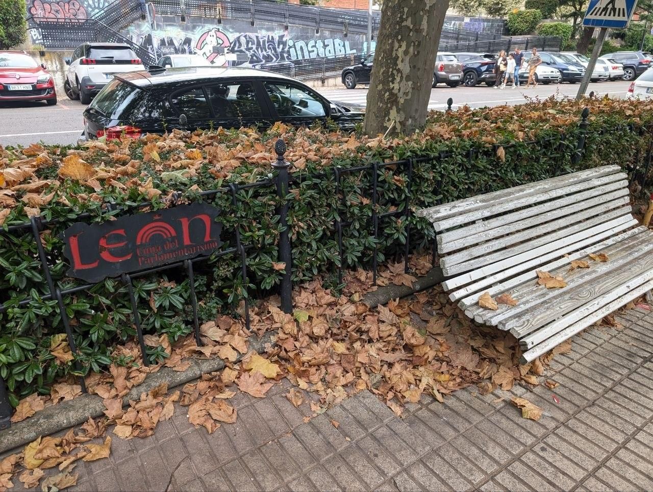 El llamativo otoño en pleno verano que se el clima acelera en el paisaje urbano de León